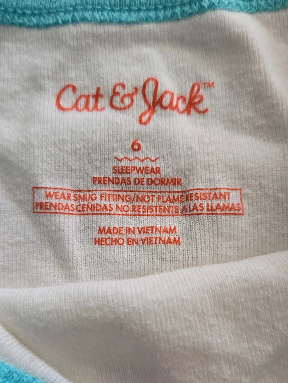 Cat & Jack Sloth Pajama Set - 6